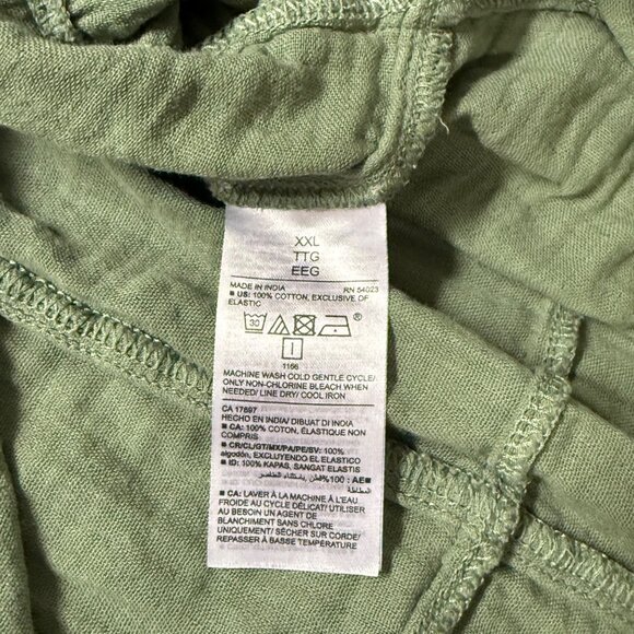 Old Navy Maxi Dress Womens XXL Green Tiered Cottage Core Feminine Sleeveless - Picture 12 of 16